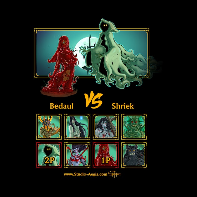 Bedaul Vs Shriek by Ciel of Studio-Aegis