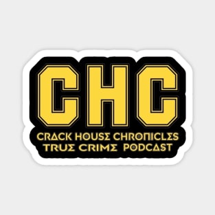 CHC Yellow Script Greek Letter Magnet