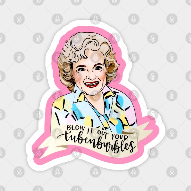 golden girls betty white coffee Magnet by sudaisgona