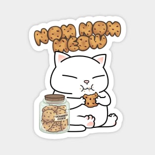 Chubby Cat Grandma Cookie Magnet