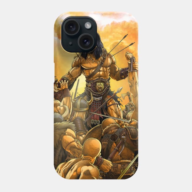 CONAN THE BARBARIAN (PENCILS) Phone Case by LeviCleemanArt