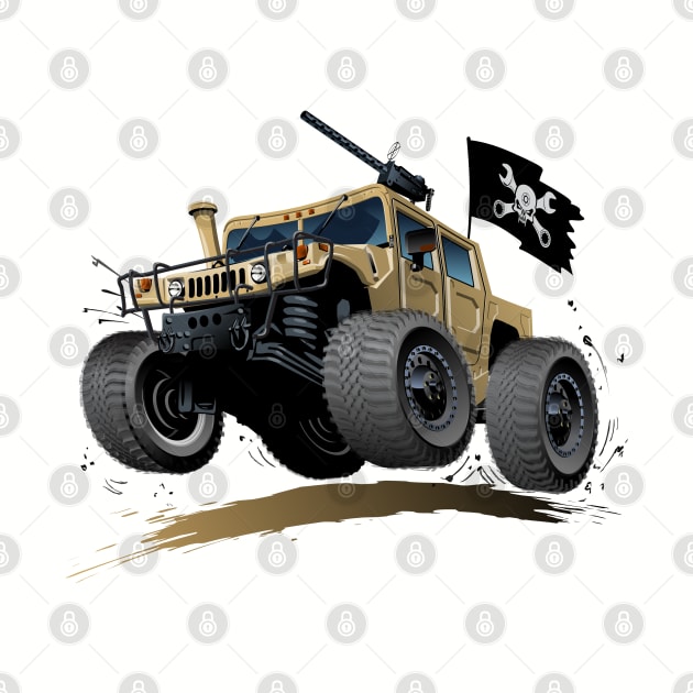 Cartoon jeep by Mechanik