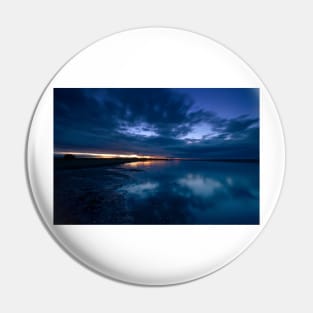 Holy Island Causeway - Sunset Pin