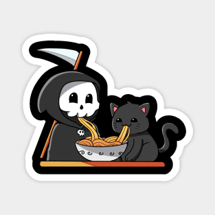 Grim Reaper and kitty Magnet