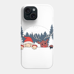 Santa Reindeeer Phone Case