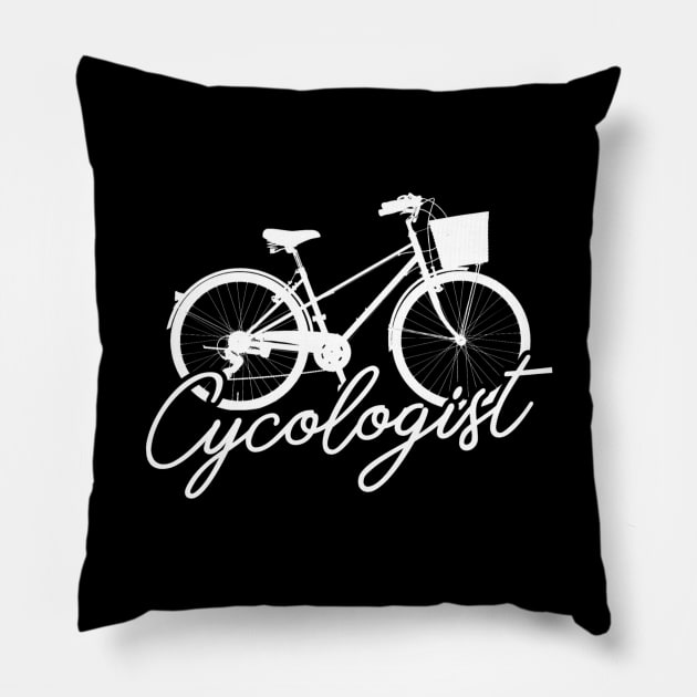 Cycologist Pillow by Printnation