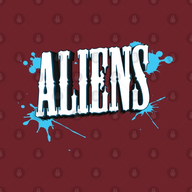 Alien Graffiti Text by Geminiguys