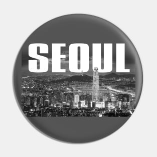 Seoul Cityscape Pin