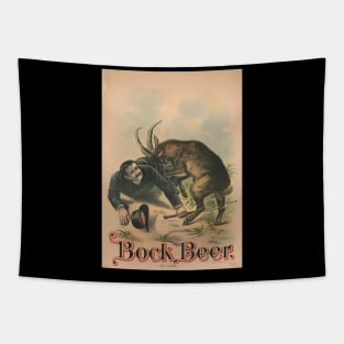 Bock Beer - Man and Bock Tapestry