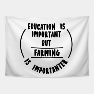 Education is important but the sleeping is importanter Tapestry