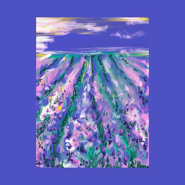 lavender field by ArtKsenia