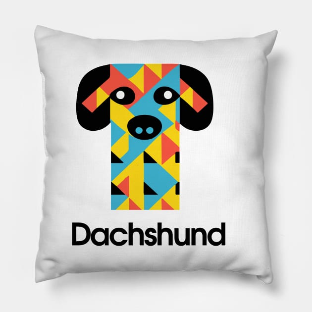 Dachshund Dog Owner Wiener Dog Funny Men Women Kids Pillow by BetterManufaktur