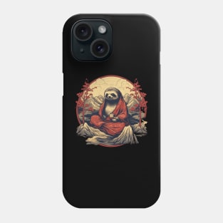 The Slothful Sensei Way Sloth Life Phone Case