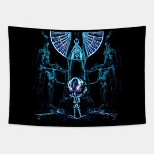 Angel wing x-ray Tapestry