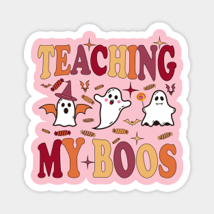 ghost boo halloween teaching my boos halloween costume idea for Teacher Student Magnet