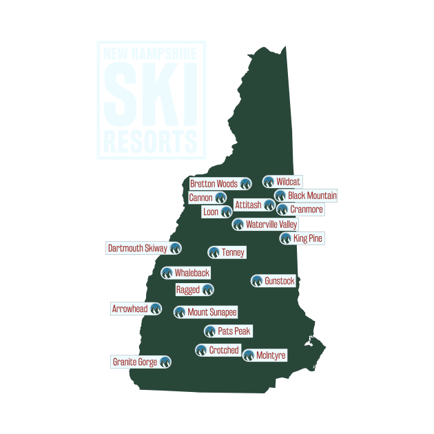 The Ski Resorts of New Hampshire by ChasingGnarnia