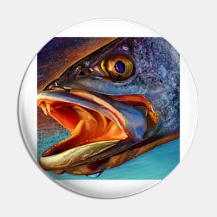 Speckled Sea Trout Painting Pin