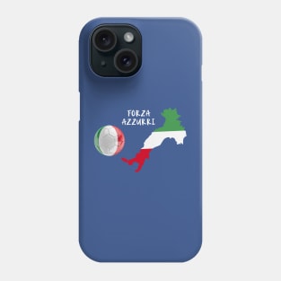 Italy soccer jersey italy football forza azzurri forza italia Phone Case