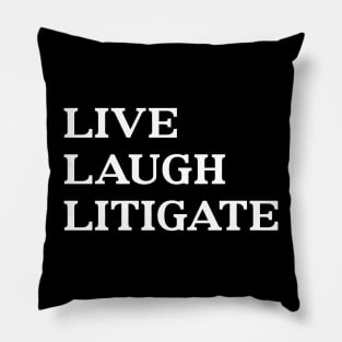 Funny Lawyer Trial Attorney Litigator Pillow