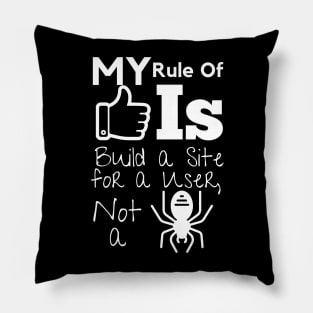 My Rule Of Thumb Is, Build a Site for a User, Not a Spider Pillow