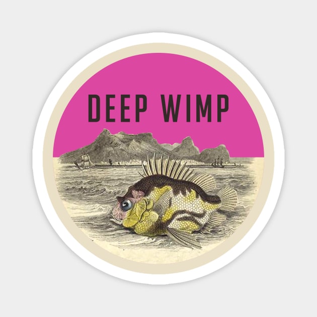 Deep Wimp Fish Magnet by katemelvin