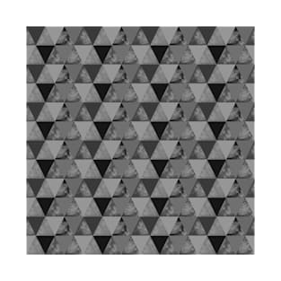 Black and Gray Triangles T-Shirt