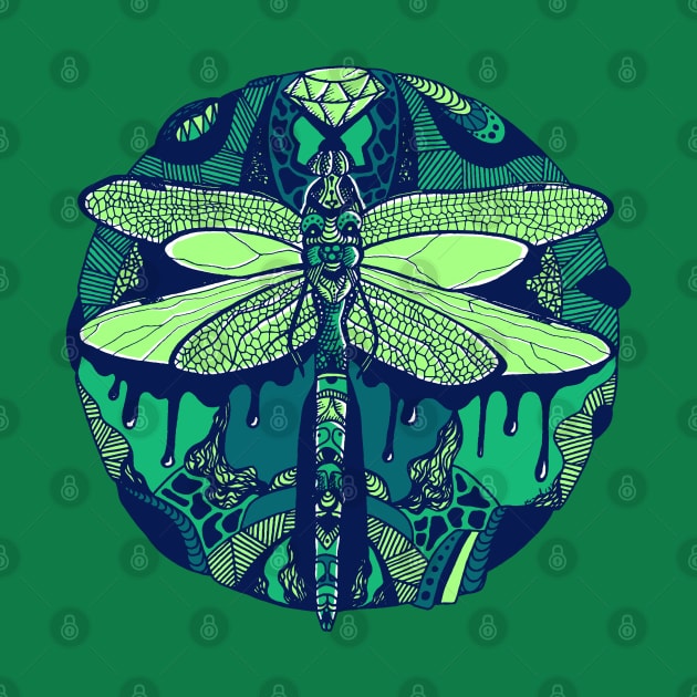 Ngreen Circle of the Dragonfly by kenallouis