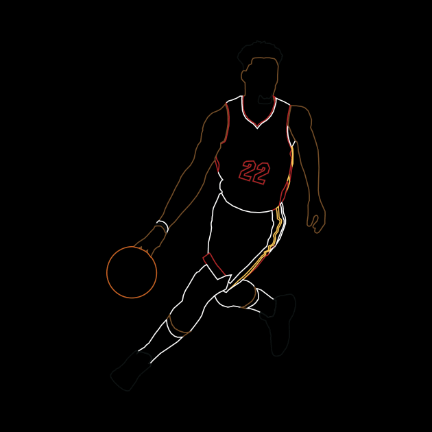 Jimmy Butler Heat Neon by xRatTrapTeesx