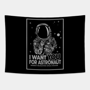 ASTRONAUT RECRUITING POSTER Tapestry