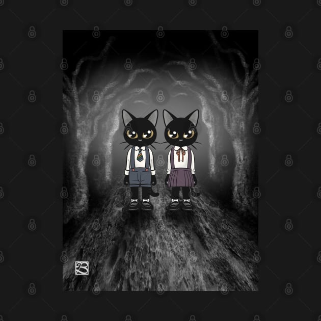 Twins in the dark by BATKEI