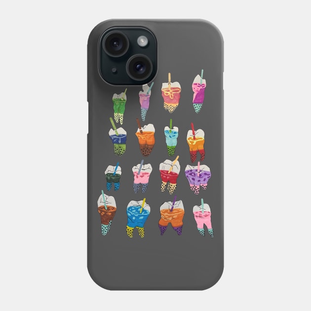 Boba Teeth Phone Case by RaLiz