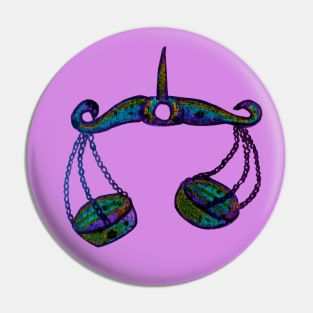 Libra Zodiac Sign Pin