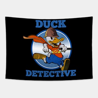 Duck Detective Vintage Retro Cartoon Comic Vibe Tapestry