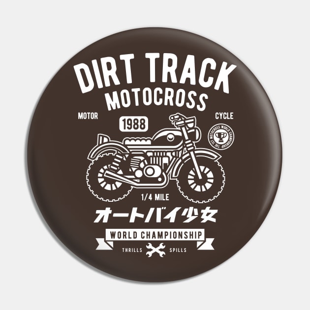 dirt track Pin by R3ALFRI3NDS