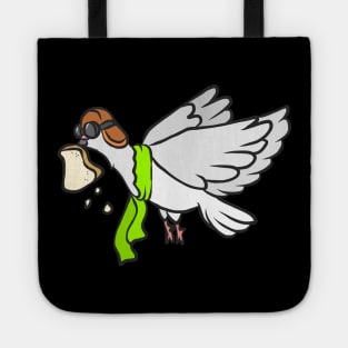 Dove peace faithful white gray bird love Tote