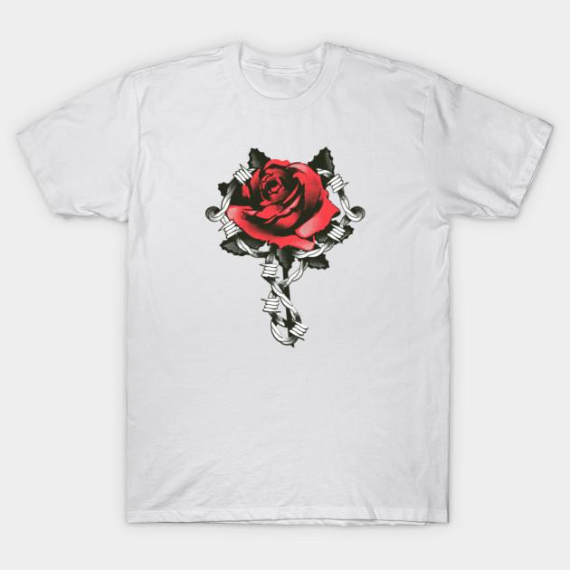 Rose and thorns - Rose And Thorn - T-Shirt | TeePublic