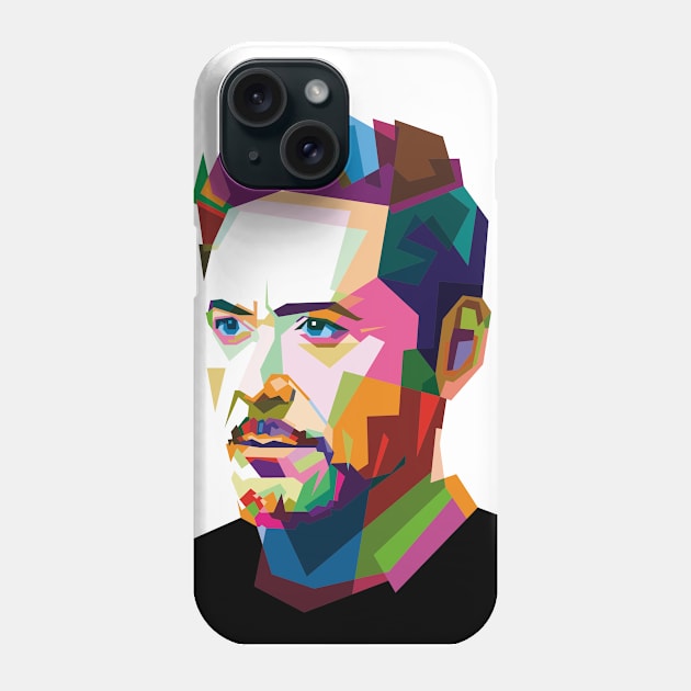 wpap robert downey jr Phone Case by pucil03