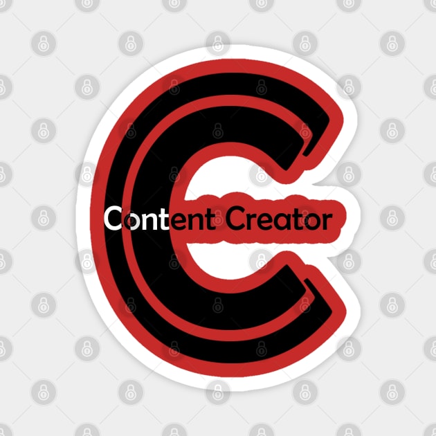 Content Creator - 02 Magnet by SanTees