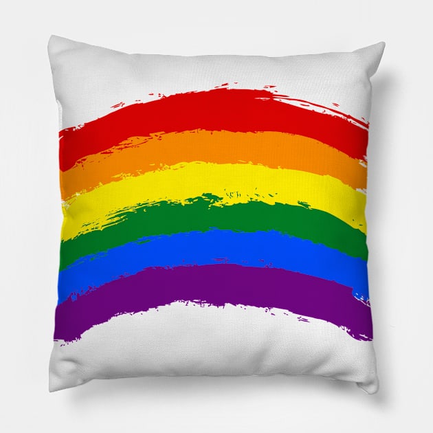 Pride Gay Pillow by Medita na Cor