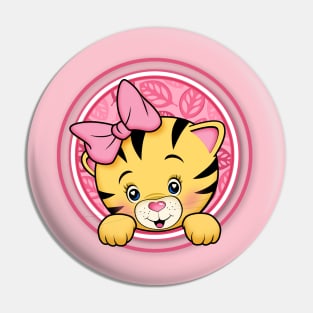 peek a boo baby tiger girl Pin