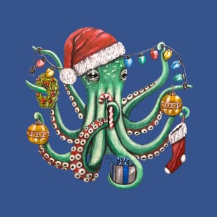 "OctoClaus" - OctoKick collection T-Shirt