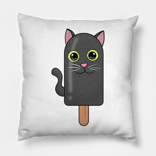 Animal Popsicle Grey Cat Ice Cream Summer Gift Pillow