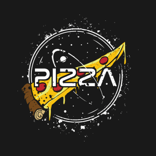 Funny Slice Of Pizza Nasa Parody T-Shirt