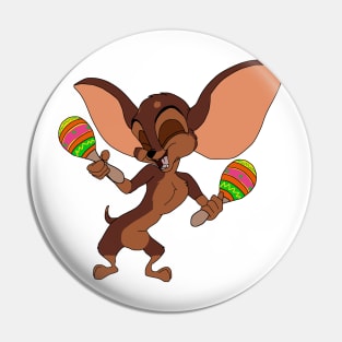 Fiesta Chihuahua (Chocolate) Pin