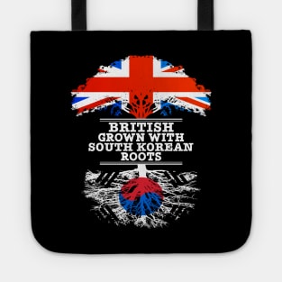 British Grown With South Korean Roots - Gift for South Korean With Roots From South Korea Tote