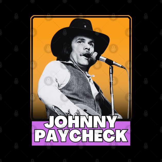 Johnny paycheck (retro) by GorilaFunk