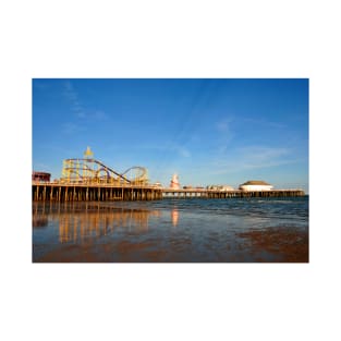 Clacton On Sea Pier And Beach Essex UK T-Shirt