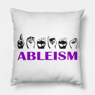 Resist Ableism Pillow