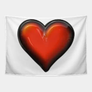 Big Red Heart Tapestry