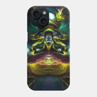 You're here to Create - Visionary Fractal Art - Mushrooms - Manafold Art Phone Case